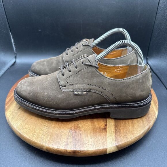 Mephisto Goodyear Welt Oxford Mens Size 6.5 Dress Shoes Brown Leather main image 7